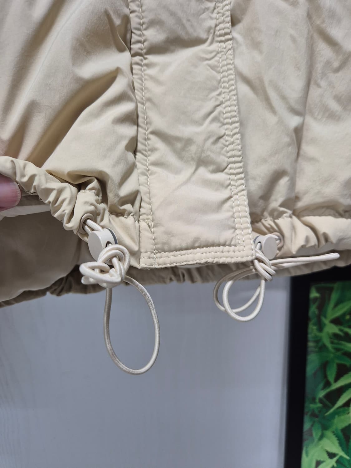 버터 베이지칼라 숏패딩 상품이미지4