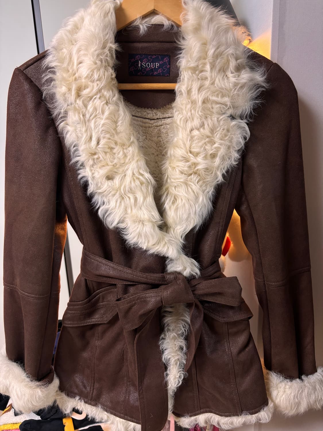 갸루 y2k 오네갸루 퍼 아우터 상품이미지1