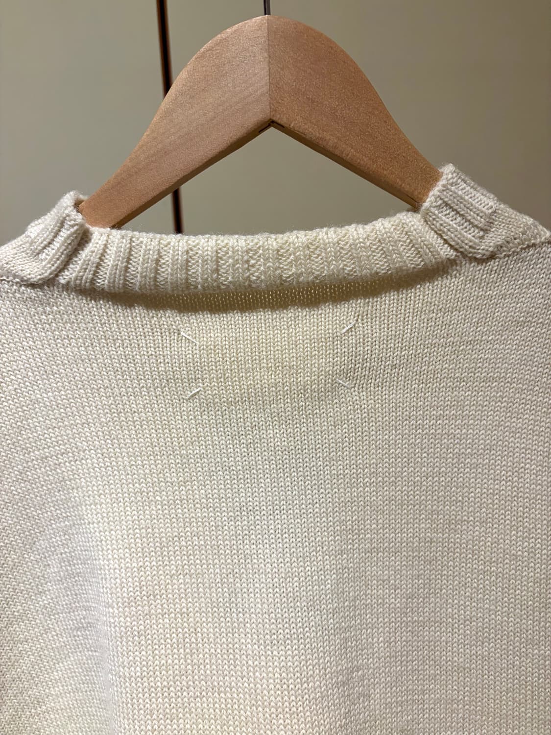 메종 마르지엘라 울니트 아이보리 XL 상품이미지4