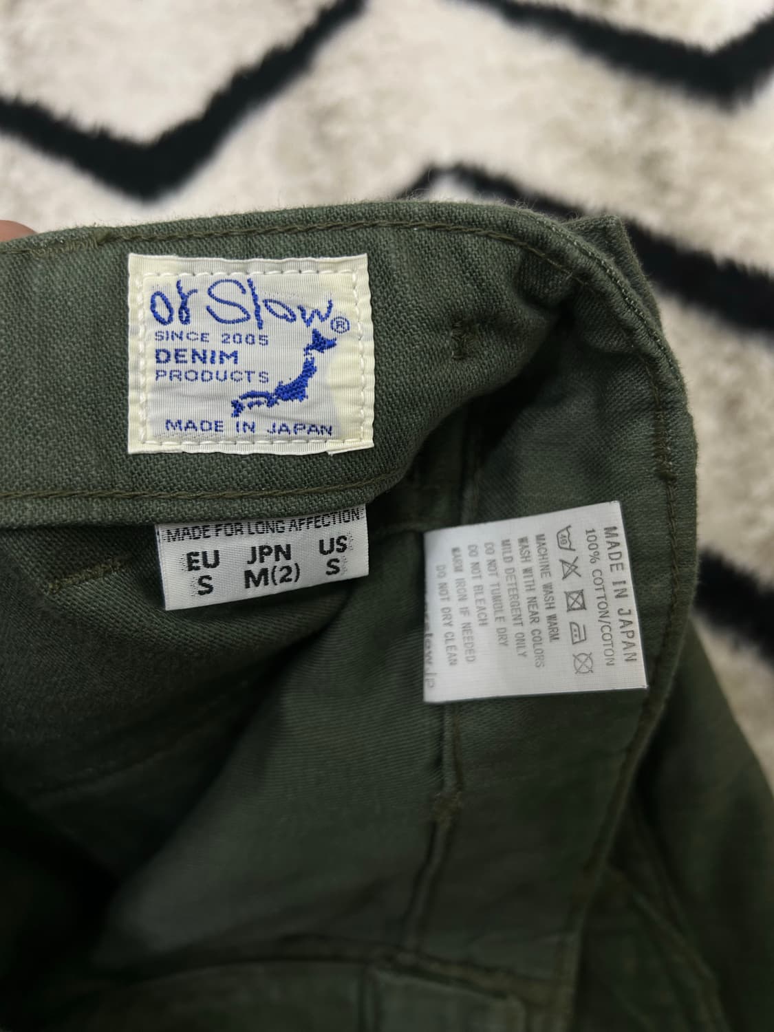 [2]Or Slow 퍼티크 팬츠/카키 상품이미지3