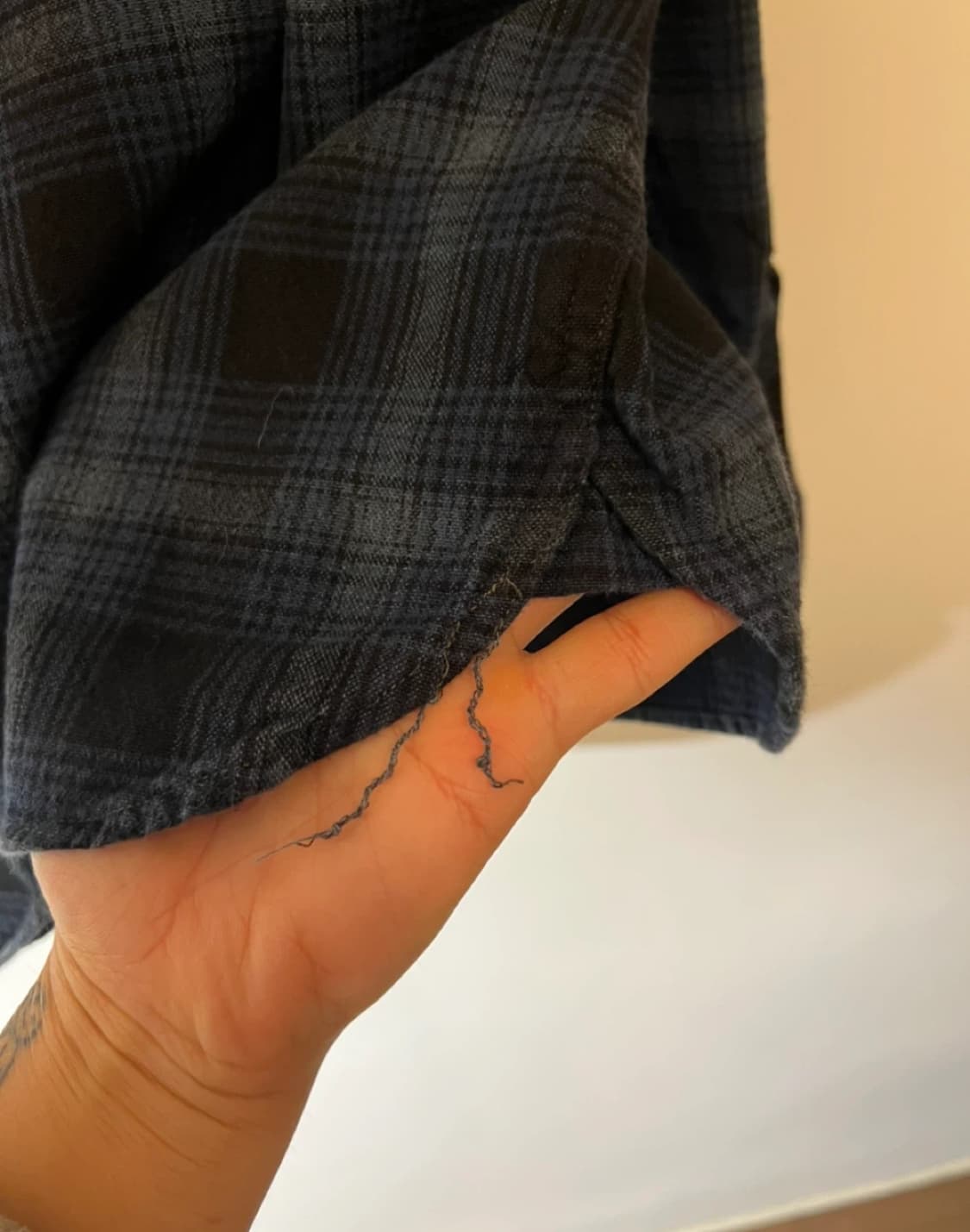 더블알엘 RRL 블루 체크 셔츠 L 상품이미지5