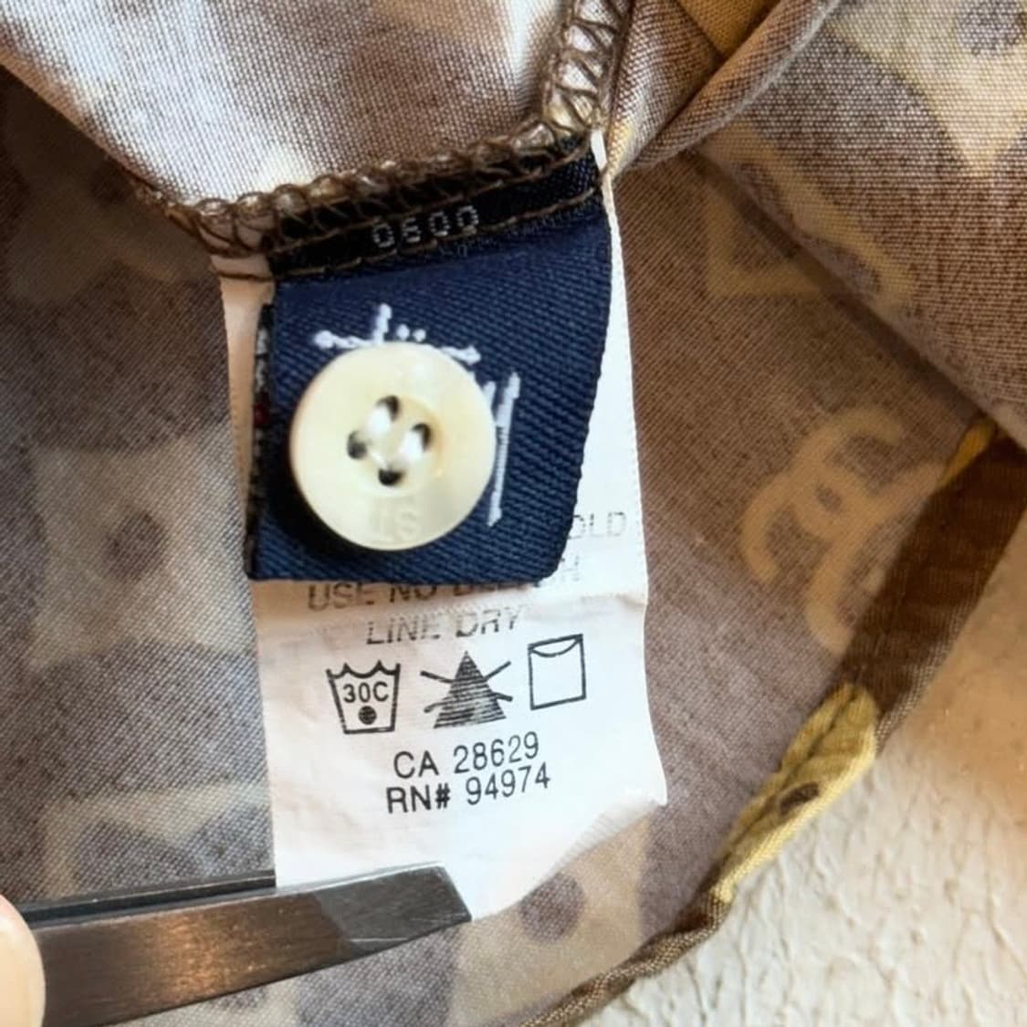 90‘s 스투시 모노그램 셔츠 상품이미지8