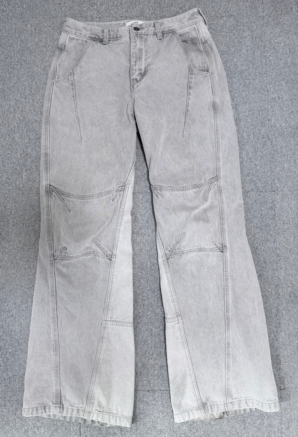 [M] ETCE CURVED PANEL DENIM PANTS 2.0 상품이미지2