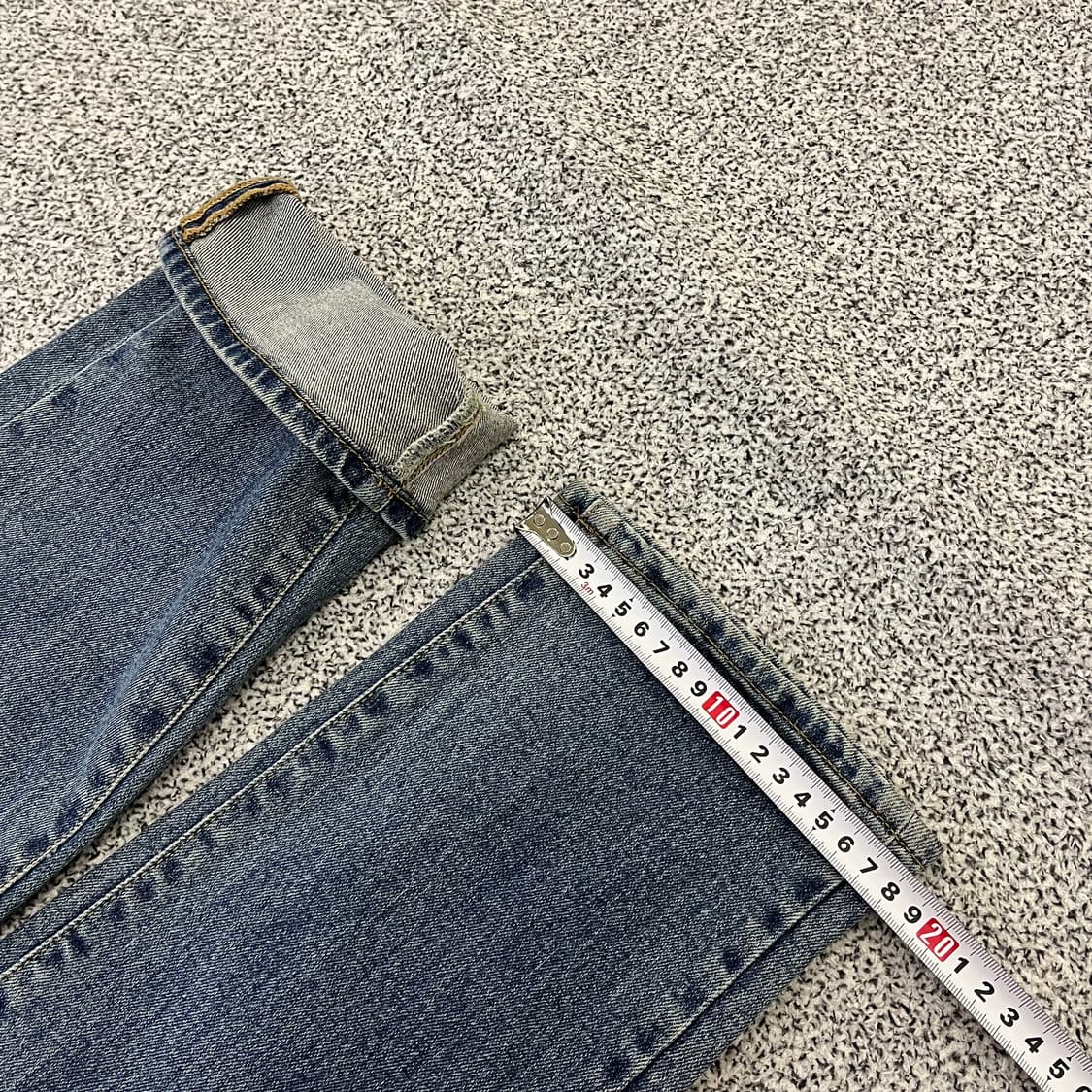 28 플랙 일자 데님팬츠 0129H2 상품이미지7