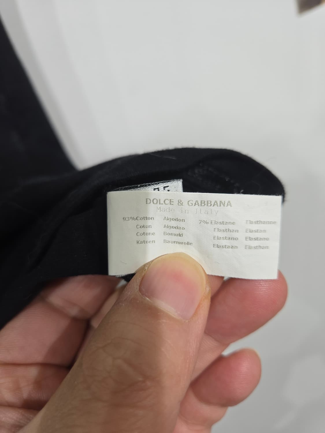 돌체앤가바나 D&G 블랙 반팔 티셔츠 상품이미지6