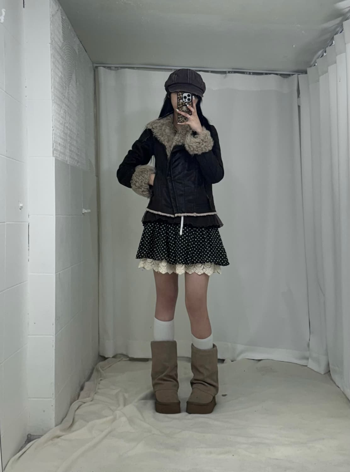 브라운 데일리 니혼진 오리엔탈 갸루 코디세트  상품이미지2