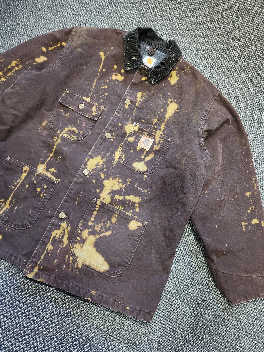 칼하트 코듀로이 넥 초어  자켓 브라운 XL 상품이미지10