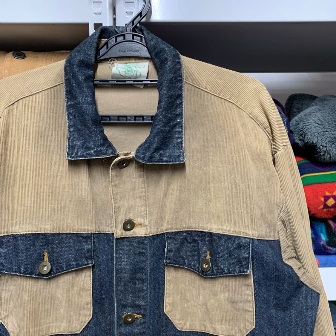 [L] VTG 코듀로이 패치워크 데님재킷
▪︎실측(cm, 단면) : 팔길 상품이미지1