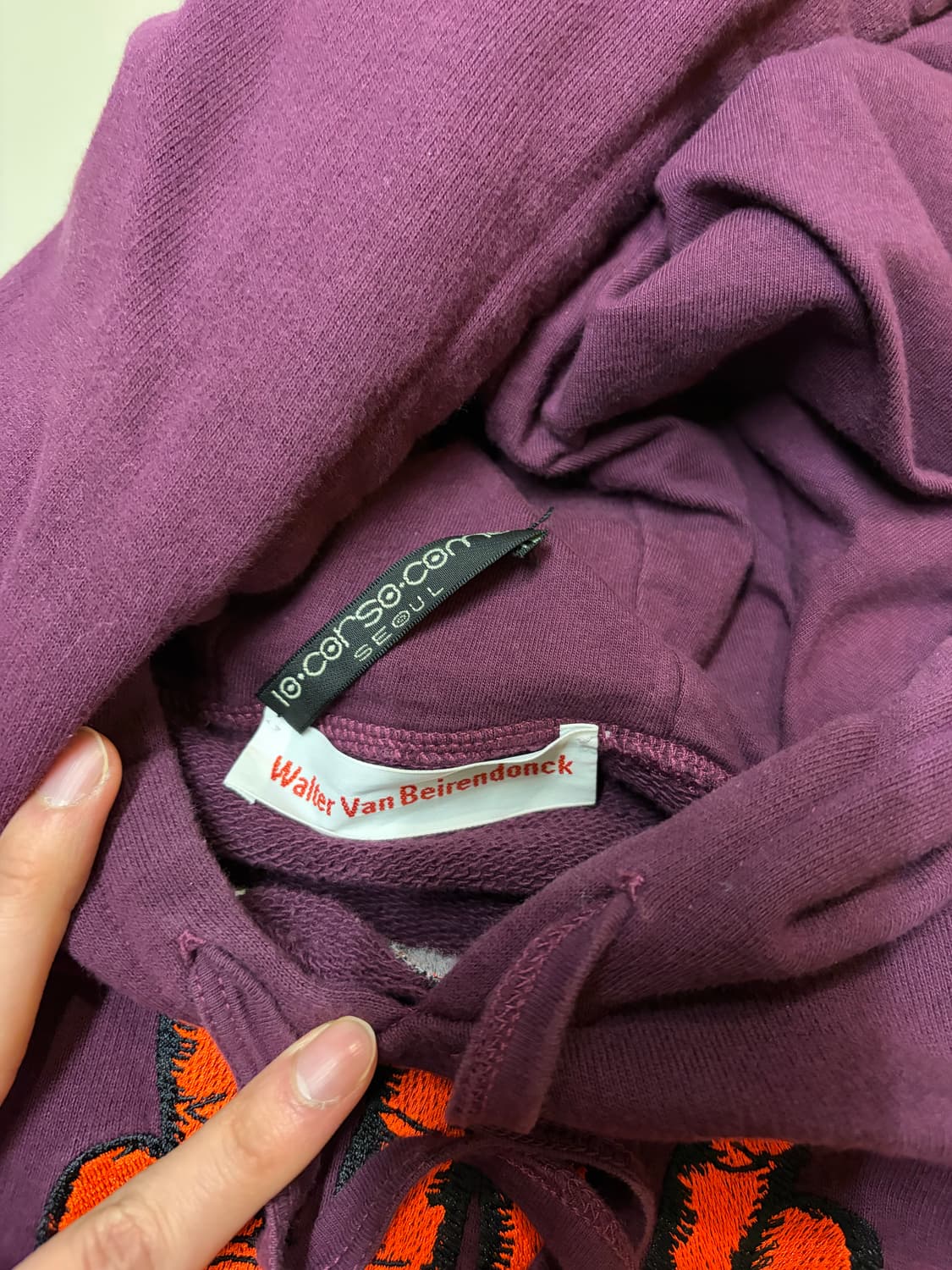 월터 반 베이렌동크 w peace 후드 아카이브 상품이미지3