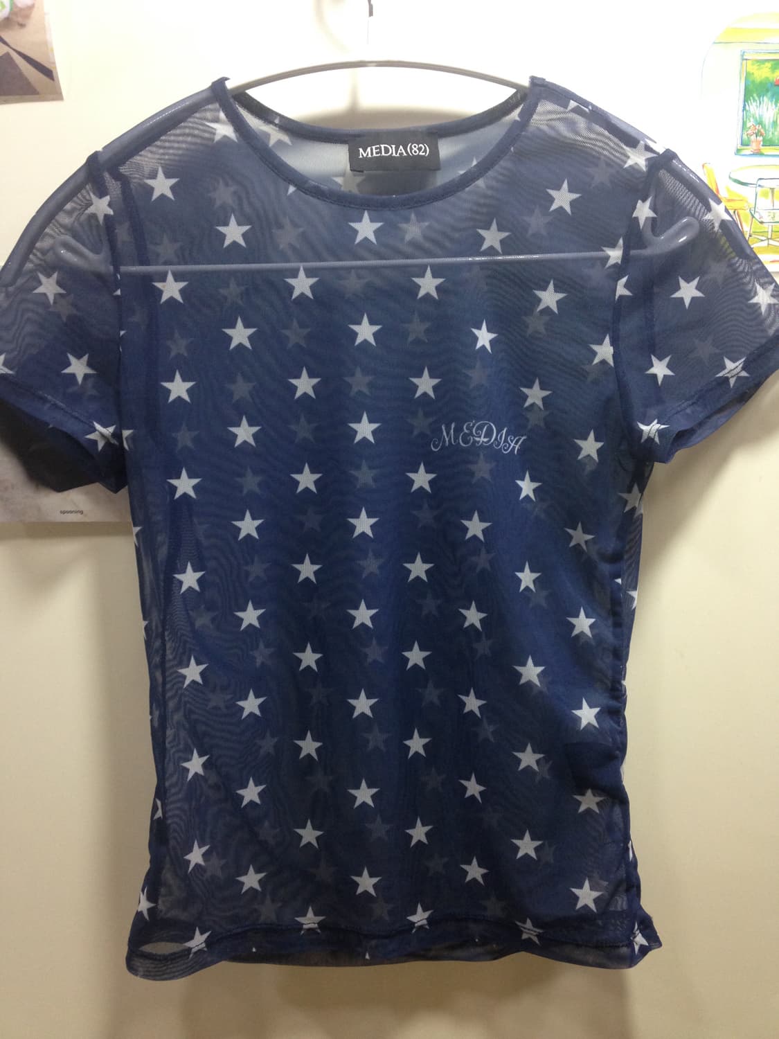 media(82) star mesh top 상품이미지2