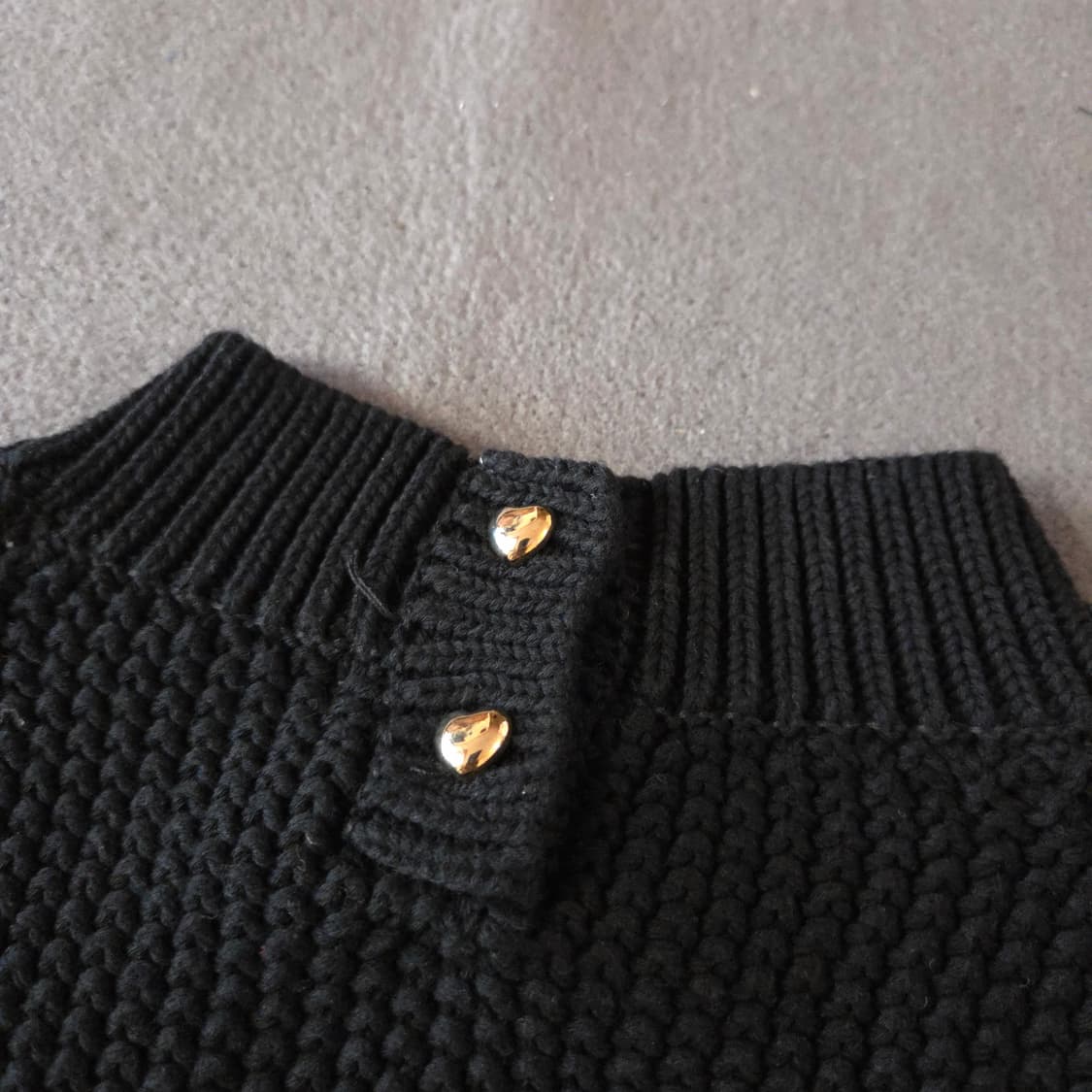 LENUEE 르누이 크로셰 하프넥 니트 탑 반팔니트 상품이미지8