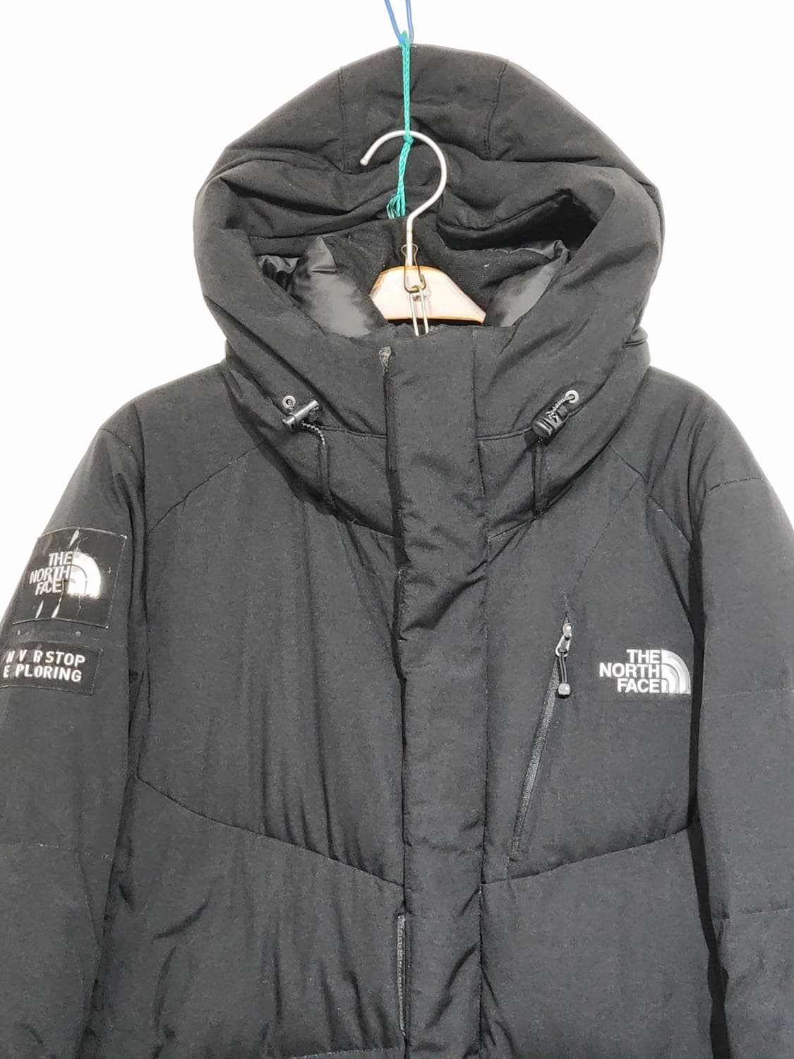 (S) 노스페이스 롱패딩 점퍼 블랙 거위털 구스다운 코트 상품이미지2