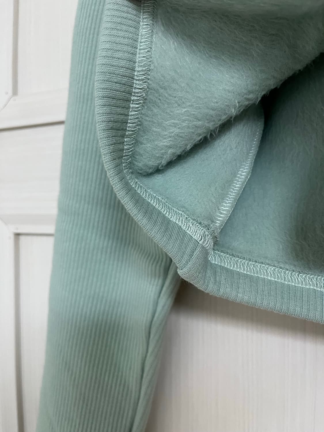 마가린핑거스 민트 기모 니트 가디건 상품이미지5