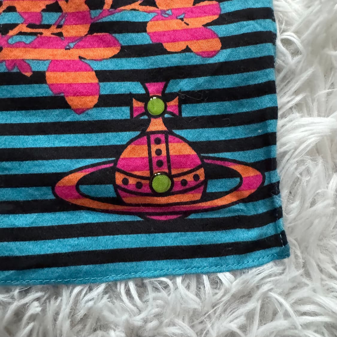 VIVIENNE WESTWOOD 일본빈티지 손수건 비비안웨스트우드 수건 상품이미지2