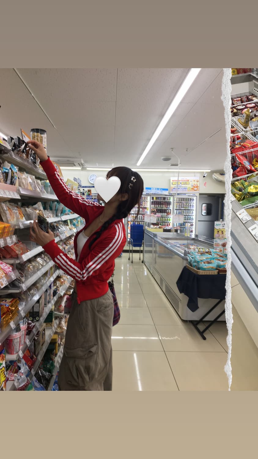 아디다스 레드 져지 크롭 상품이미지1