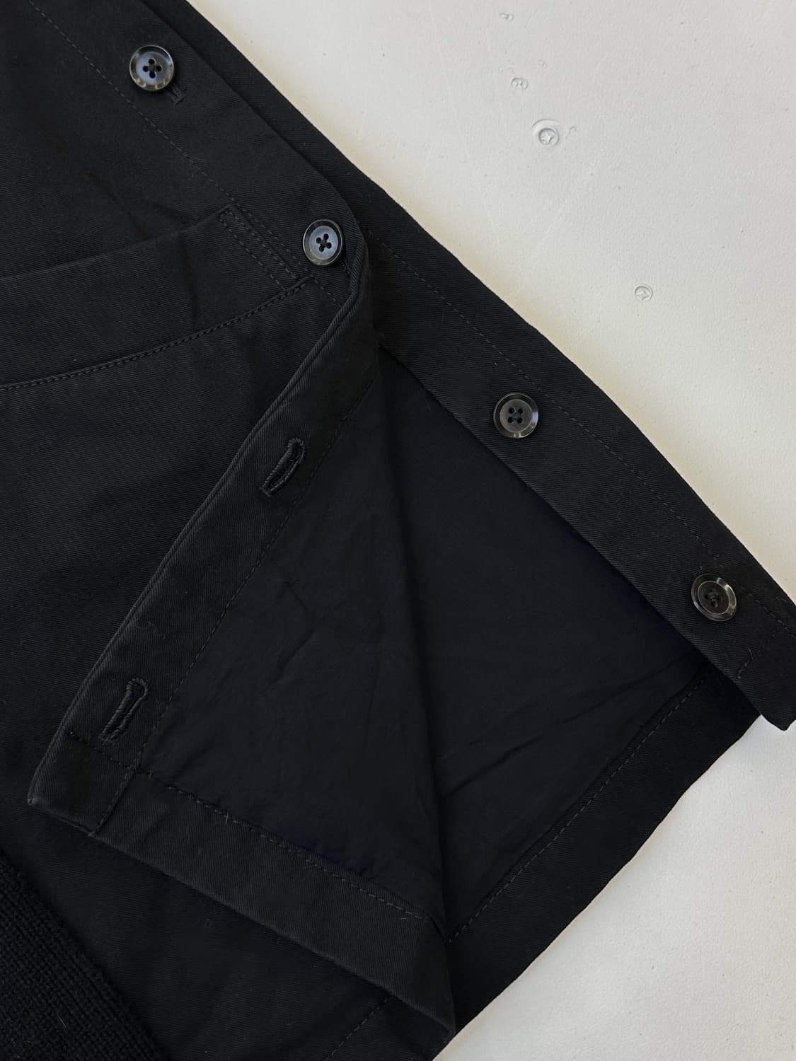 요지 야마모토 90s 뿌르 옴므 후크 버클 코트 상품이미지5