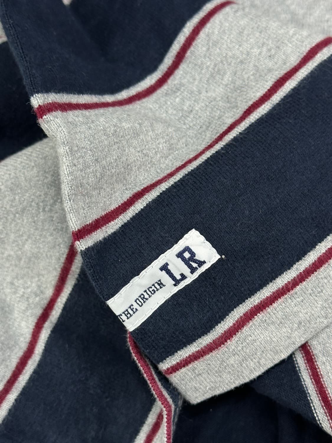 LR 단가라 7부 카라 긴팔 티셔츠 데코라 베이직 핀터 괴짜  상품이미지6