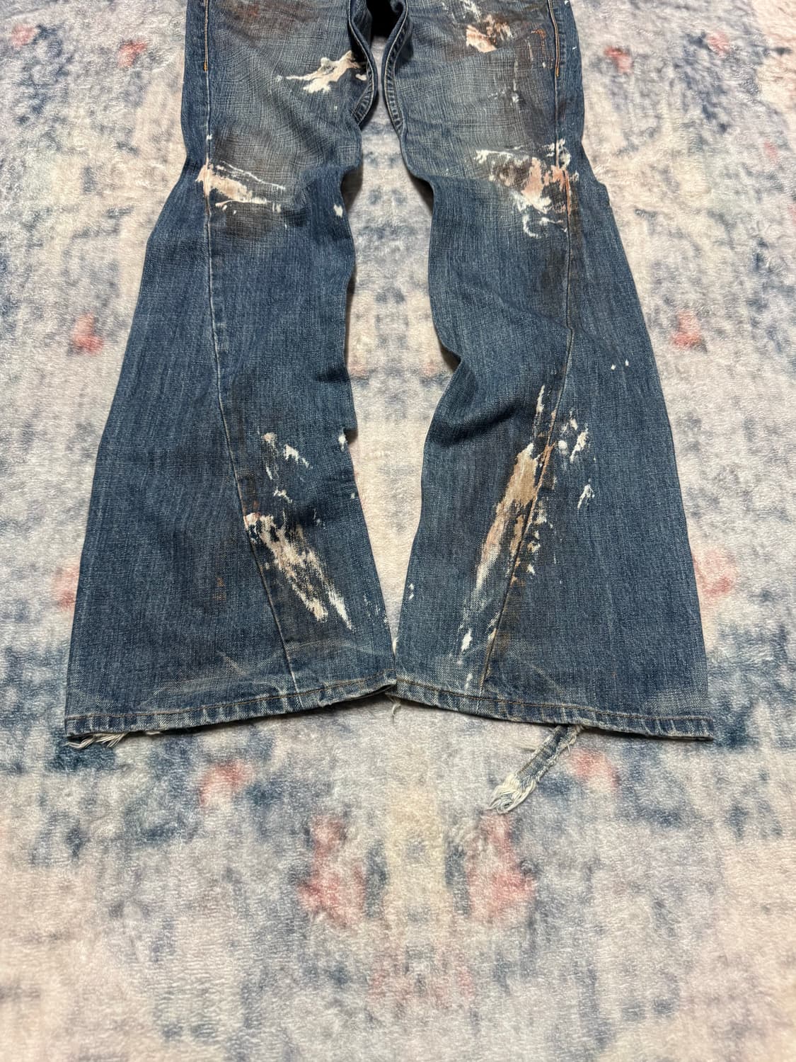 Tornado mart 00s dirty painting boots cu 상품이미지5