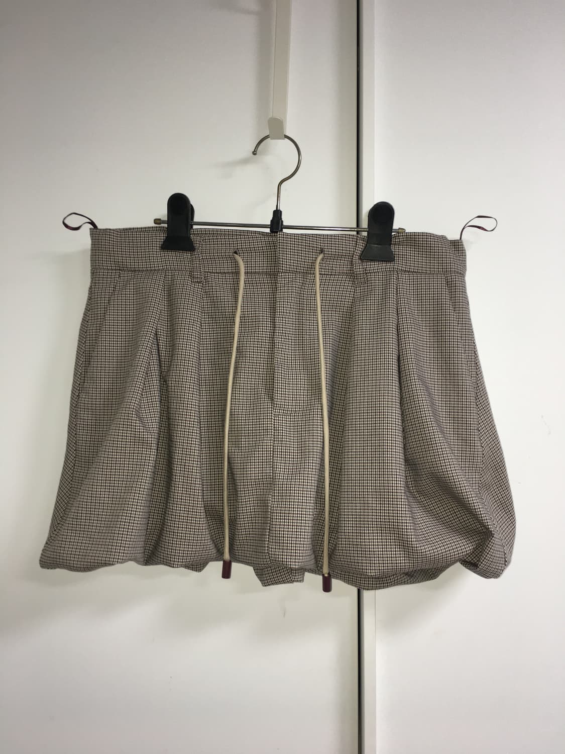 Zara women 펌킨 체크 미니스커트 상품이미지1