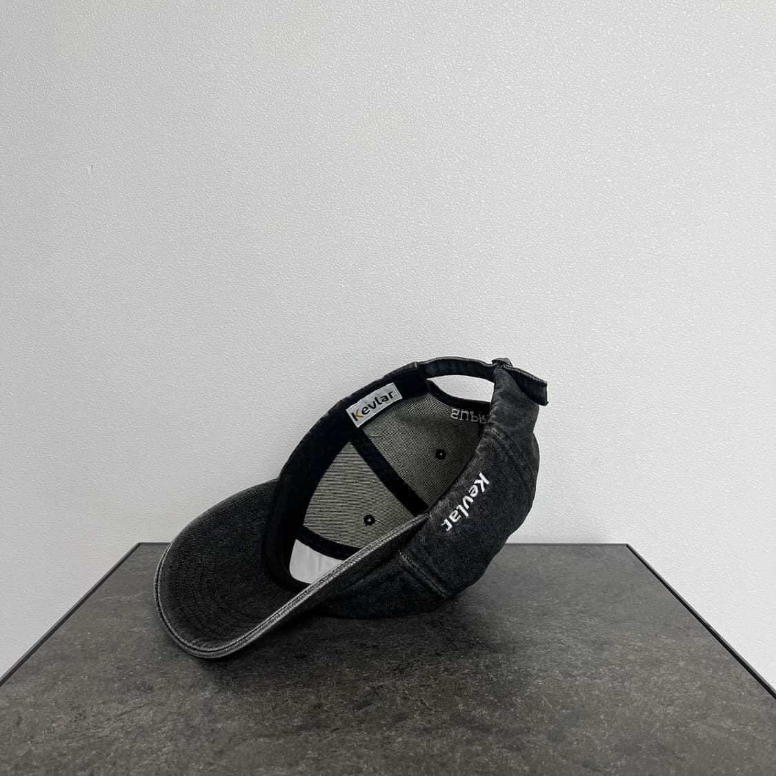 슈프림 22SS 케블라 데님 블랙 에스로고 S로고 볼캡 모자 상품이미지6