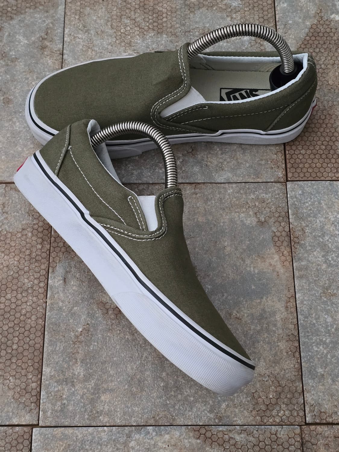 (230)반스 슬립온 카키  상품이미지4