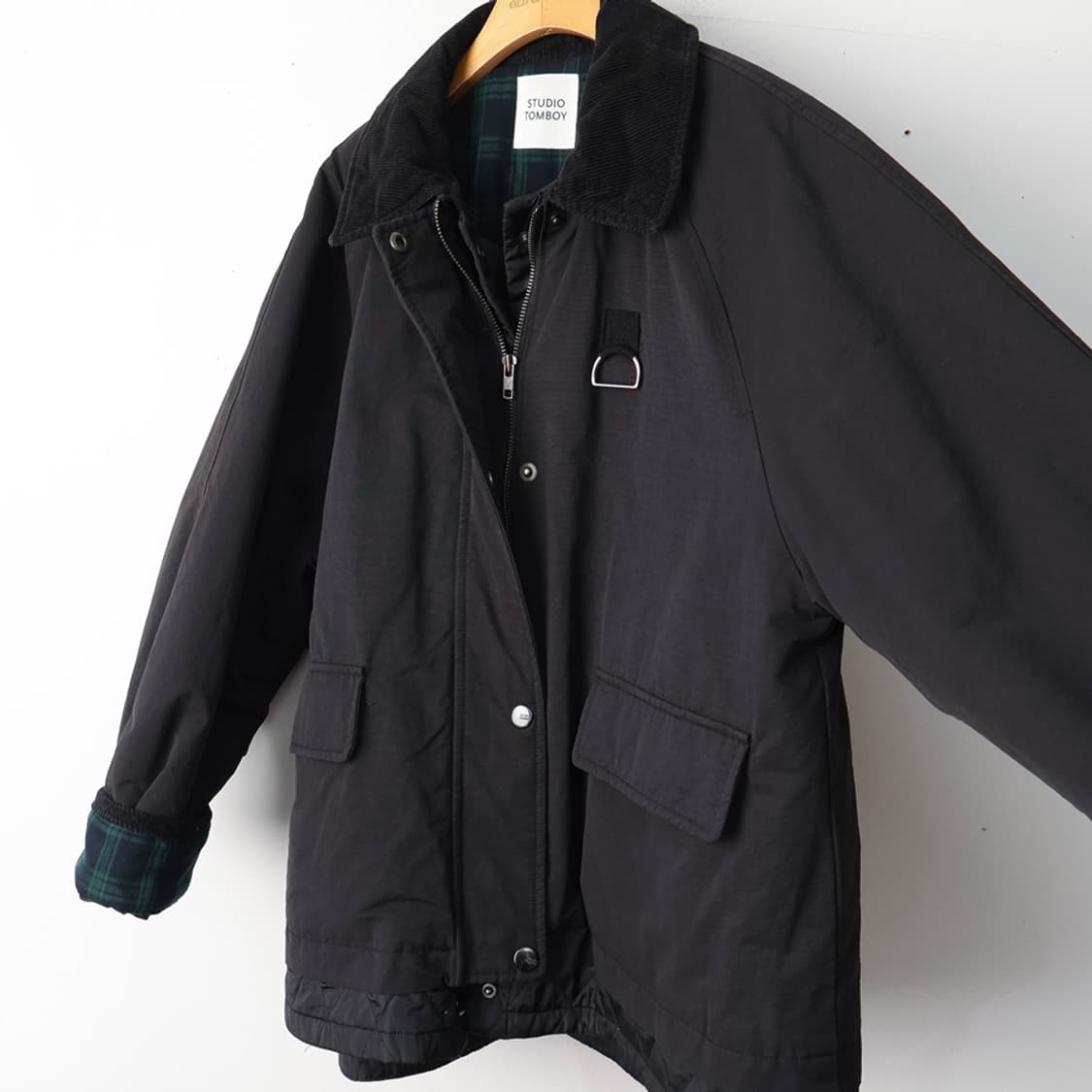 F/스튜디오톰보이 퀼팅배색 헌팅자켓 상품이미지5