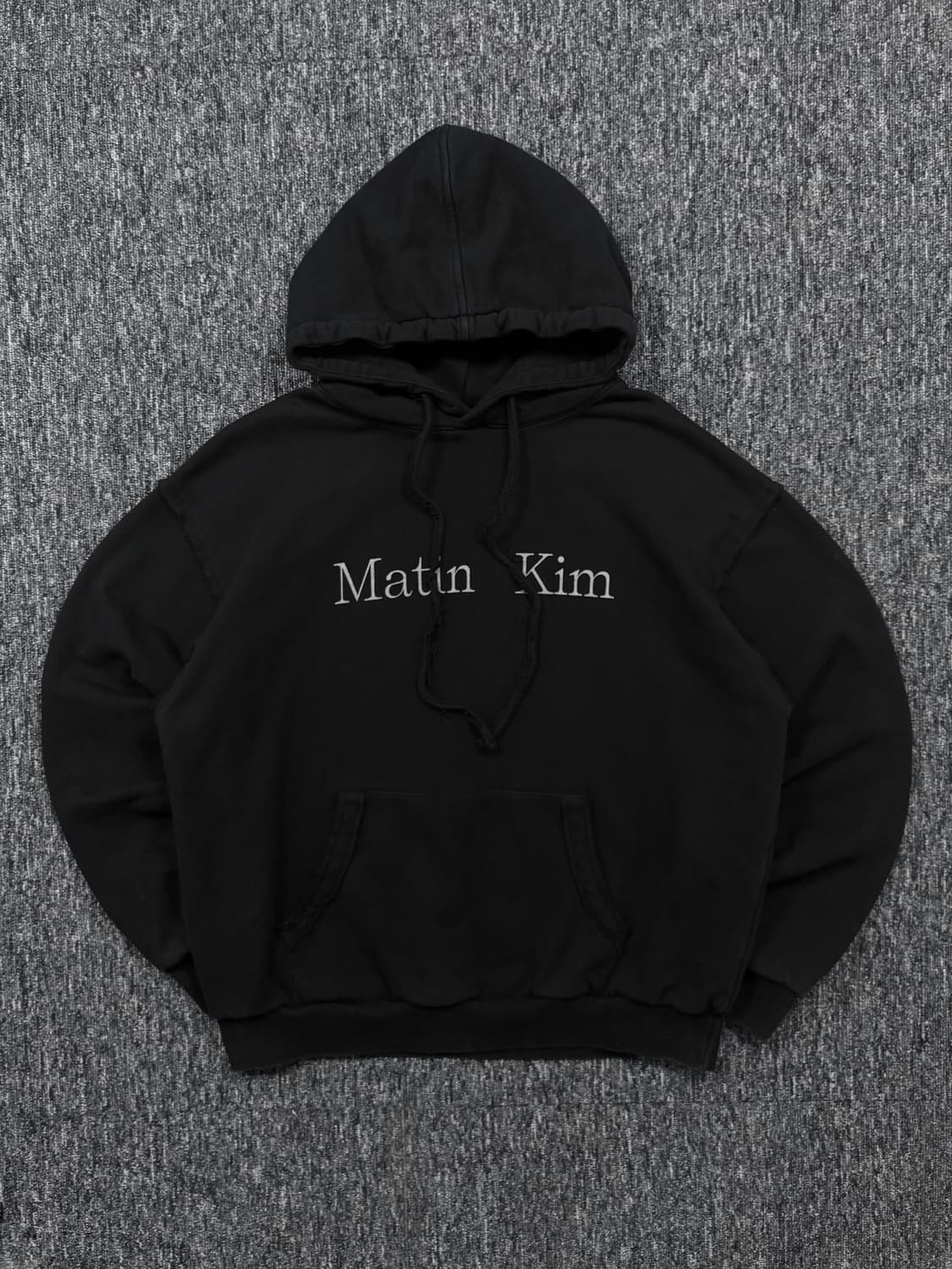마뗑킴 블랙 후드티 상품이미지2