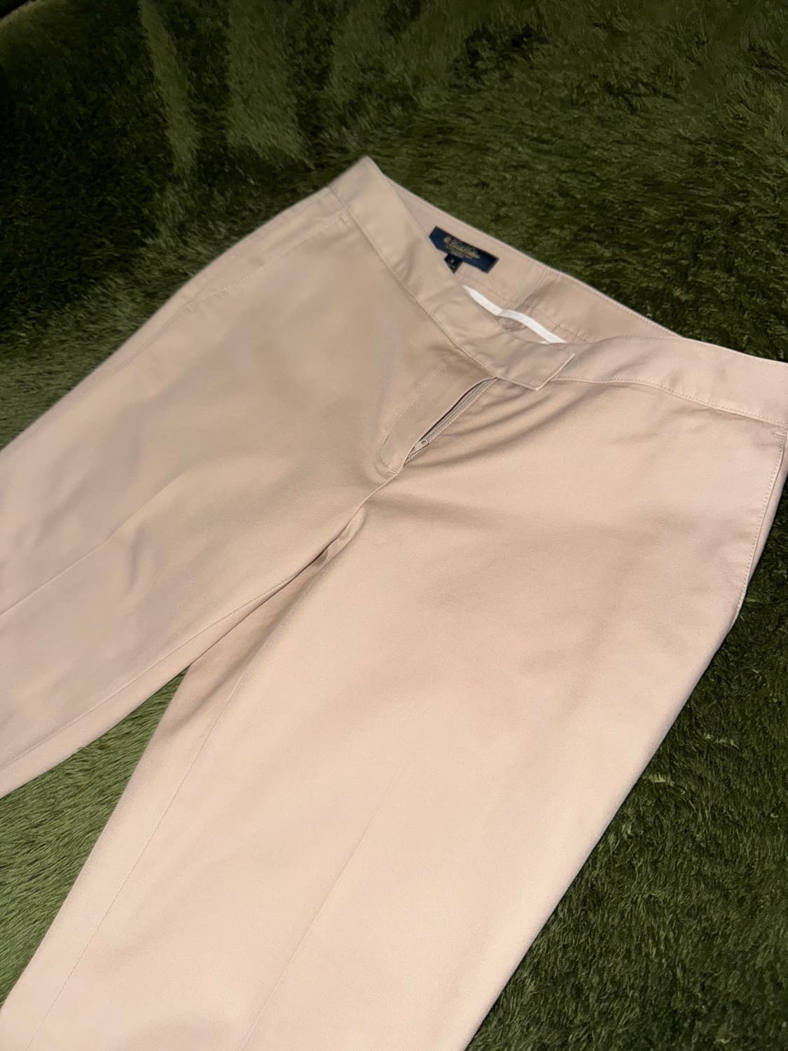 [4] 브룩스 브라더스 클래식 핏 코튼 트라우저 팬츠 베이지 상품이미지5