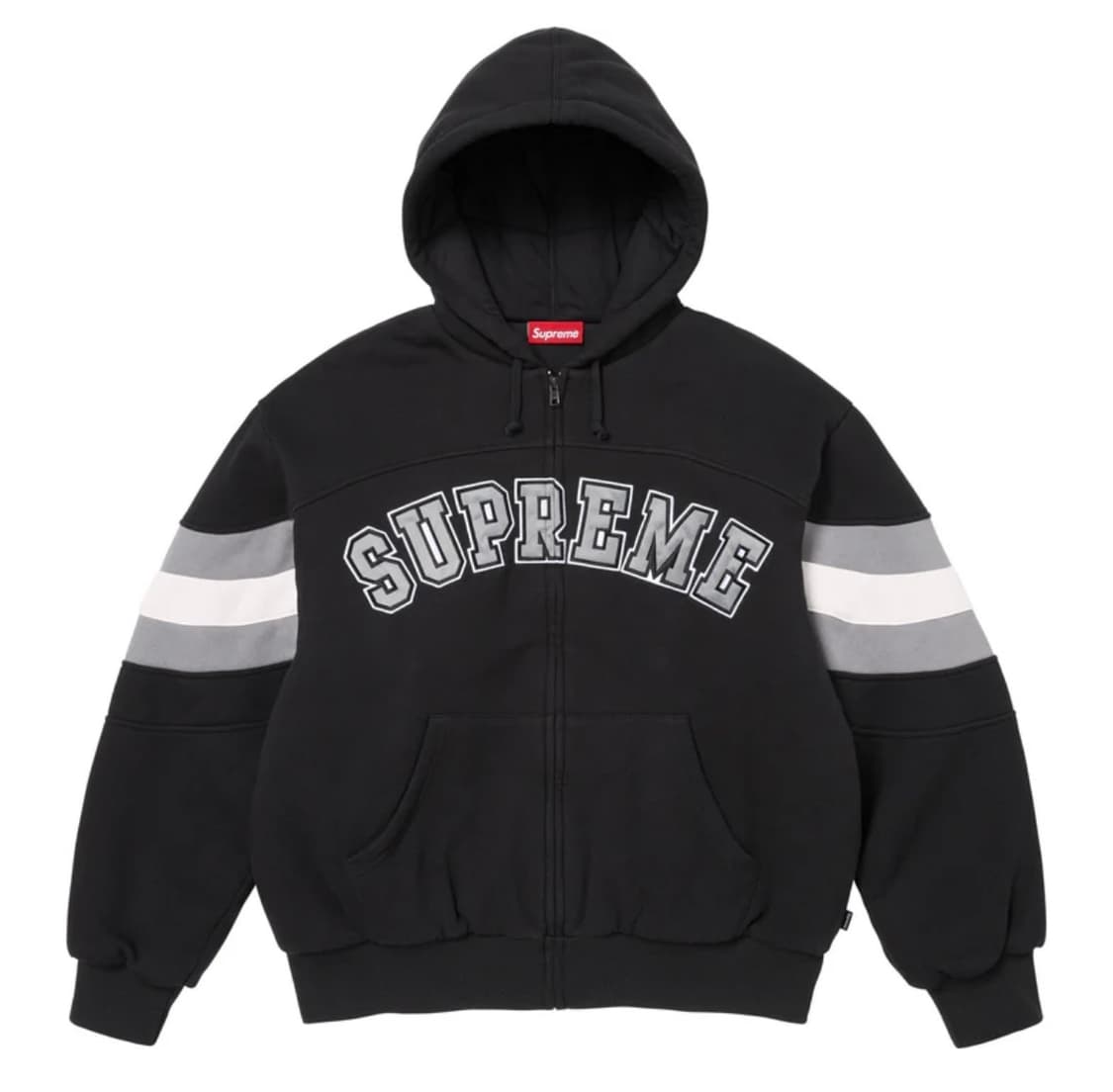 슈프림 필드 후드 집업 블랙 S M L 상품이미지1