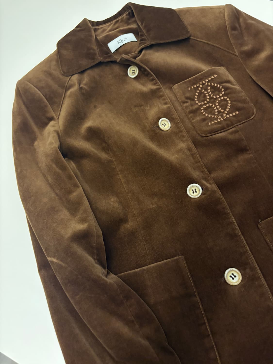 Kijun 벨벳 블레이저 상품이미지3