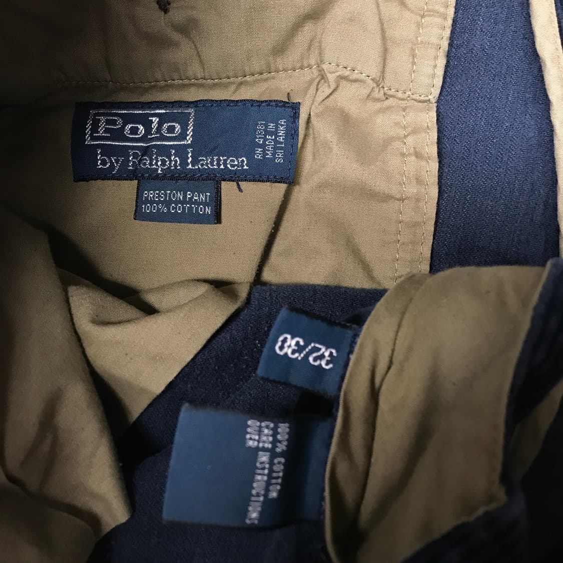 폴로 랄프로렌 코듀로이 팬츠 네이비 32/30 상품이미지5