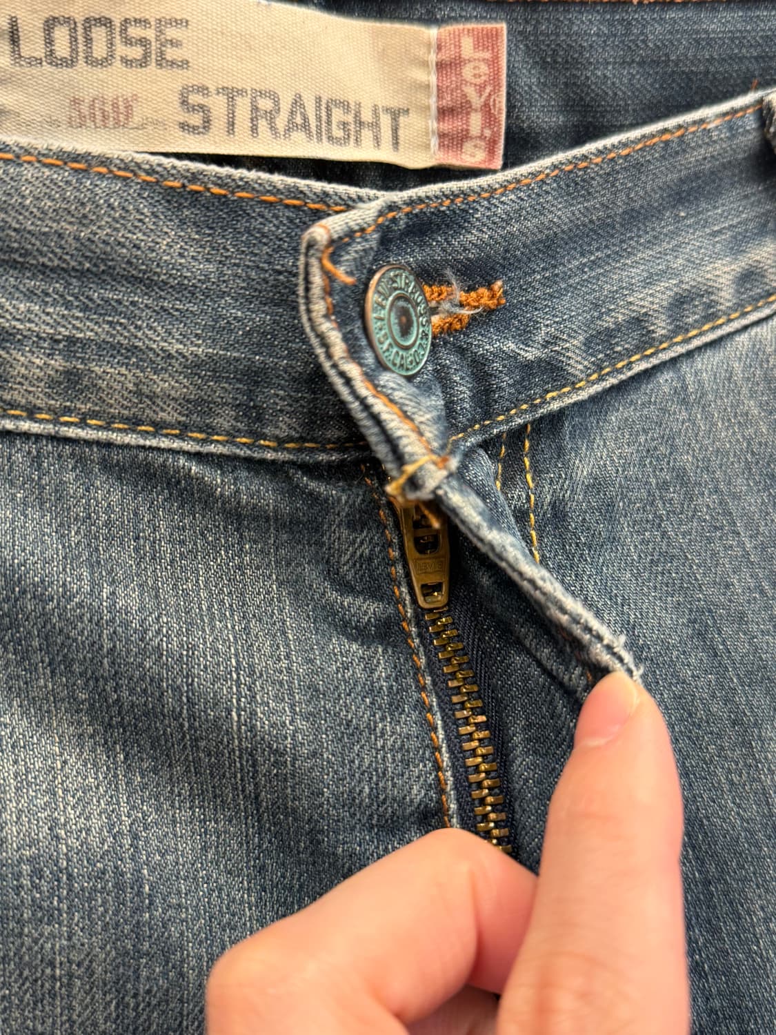 00s Levis 리바이스 569 데님 팬츠 (36-37inch) 상품이미지3