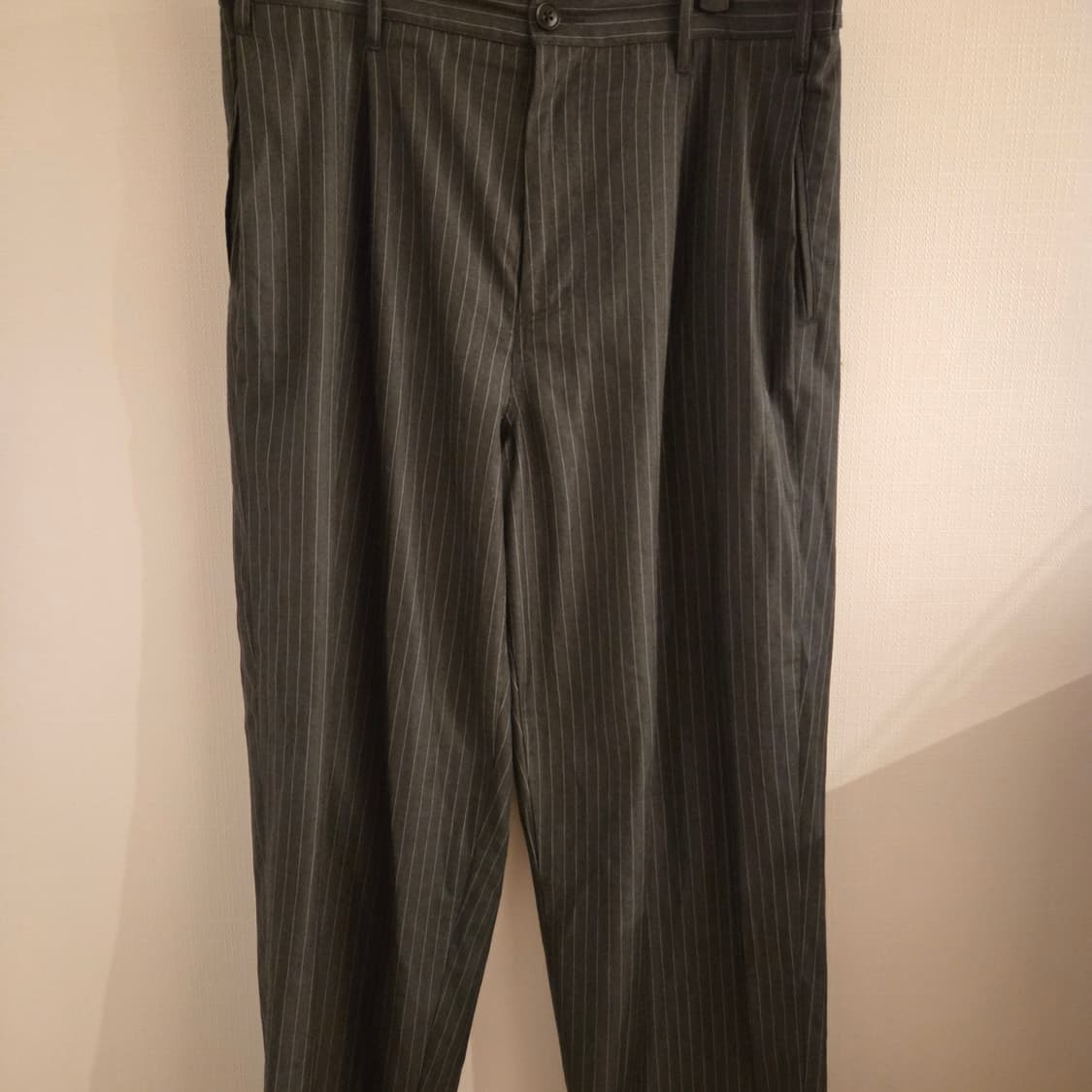 (32)  스투시 스트라이프 볼륨 플리츠 트라우저 팬츠 상품이미지3