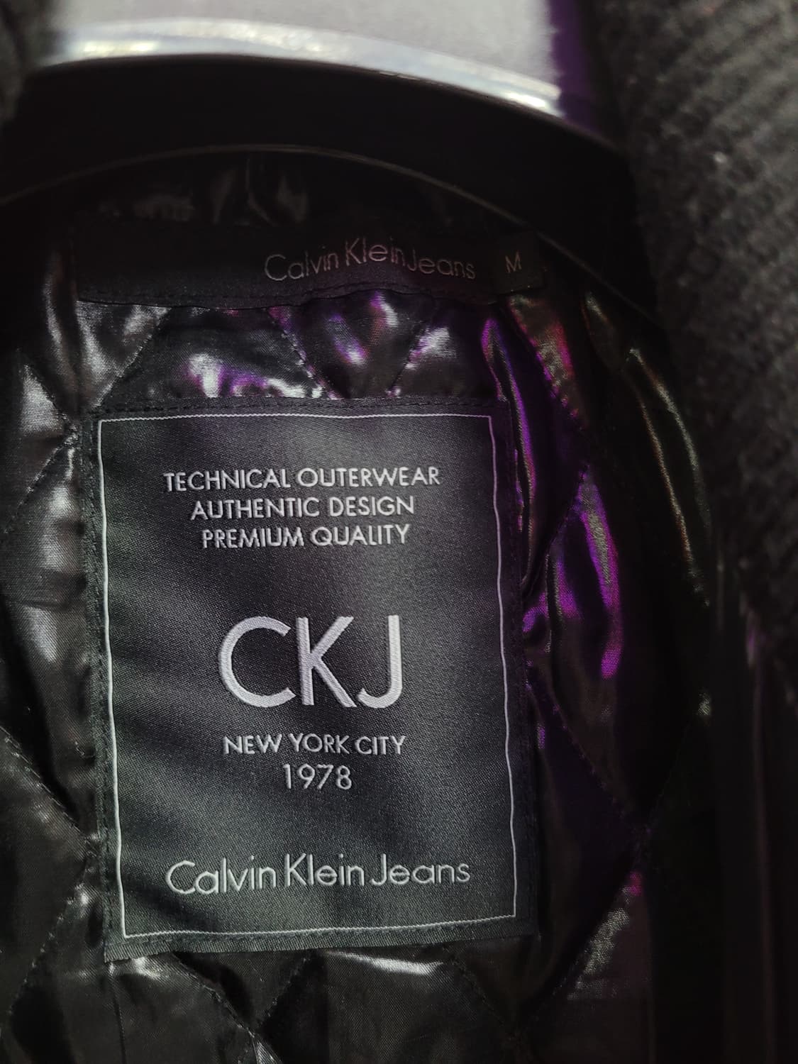 CKJ 캘빈클라인 그레이 양모 패딩 점퍼 (내피분리형) 상품이미지6