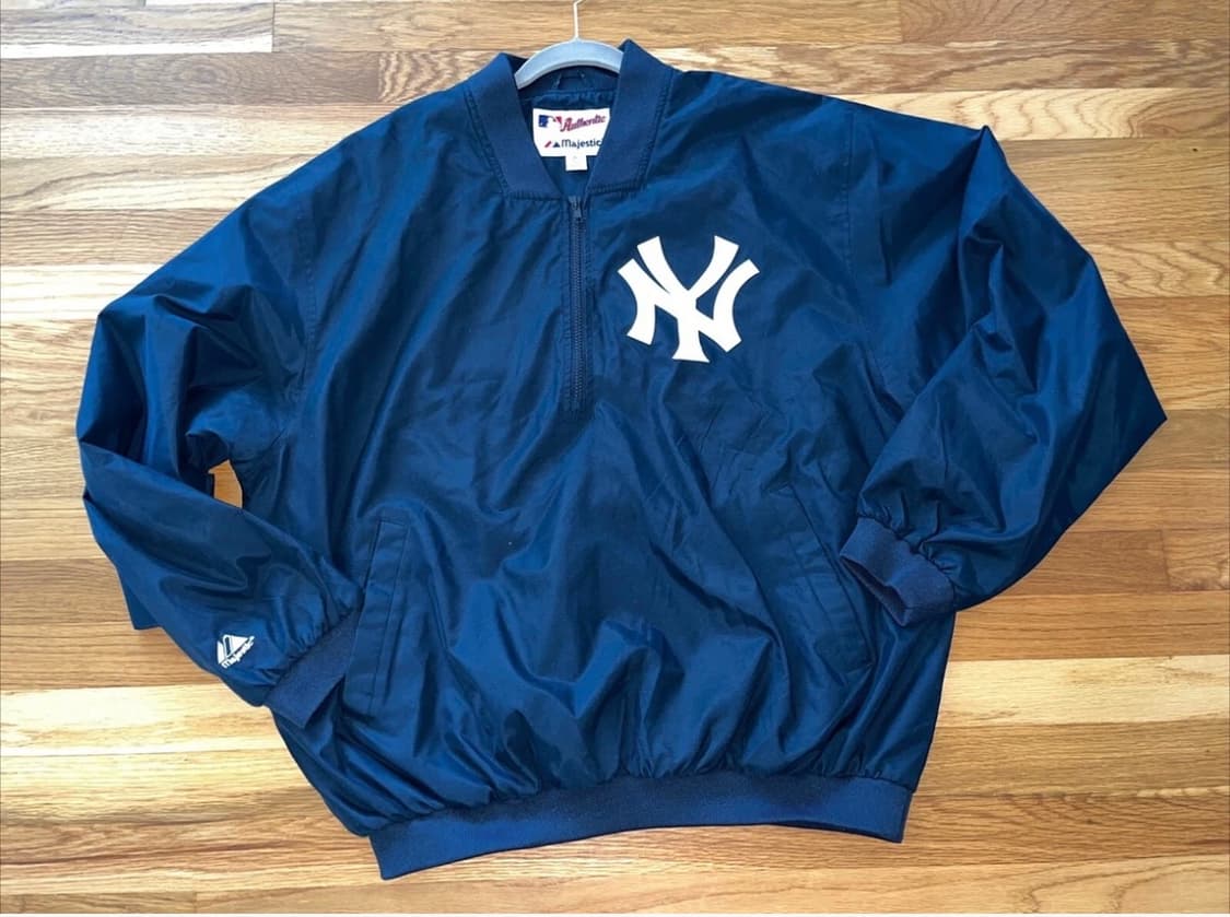 마제스틱 양키스 웜업 아노락 xl 상품이미지4