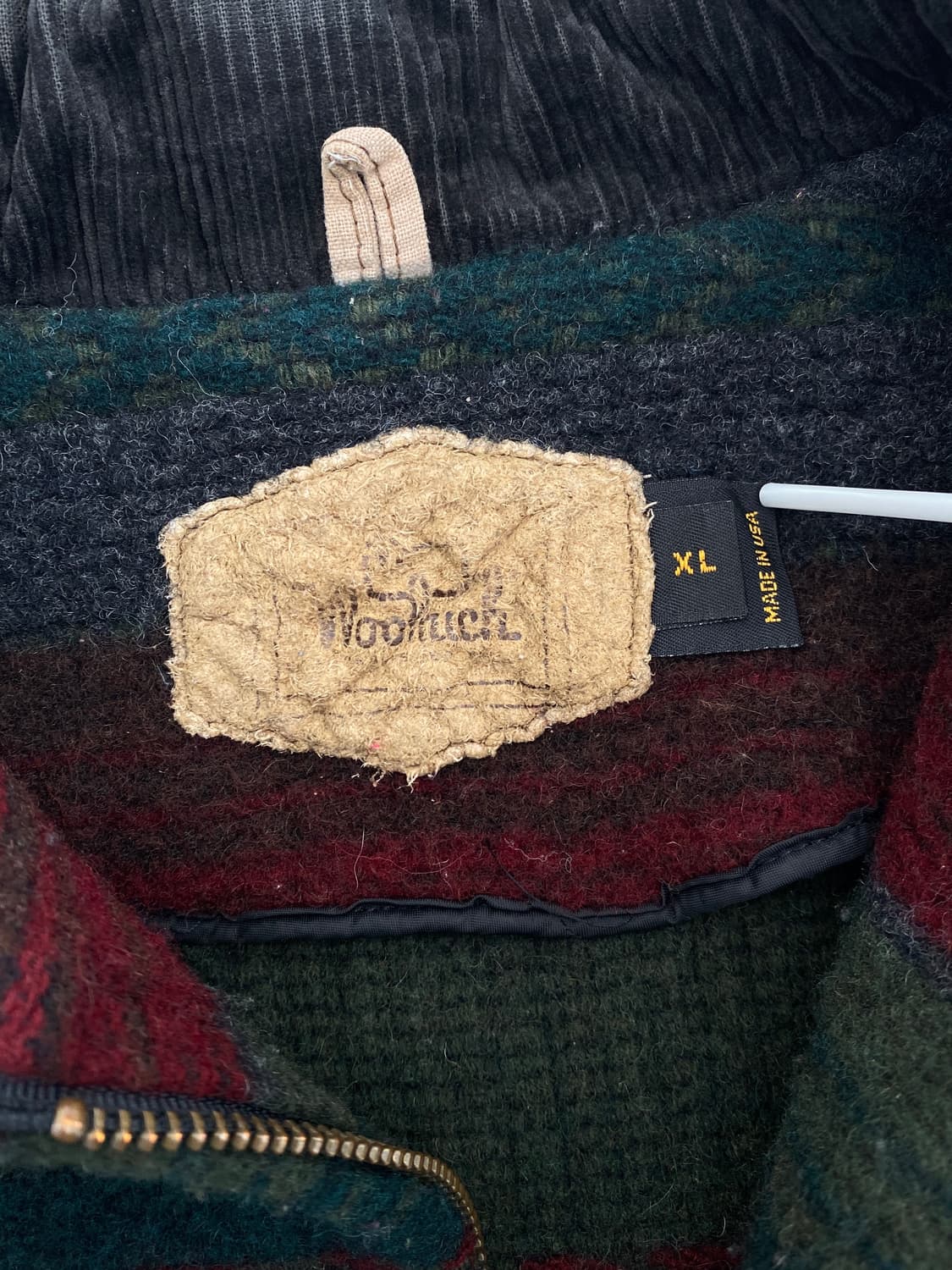 8-90‘s 울리치 블랭킷 스트라이프 울 자켓 상품이미지9