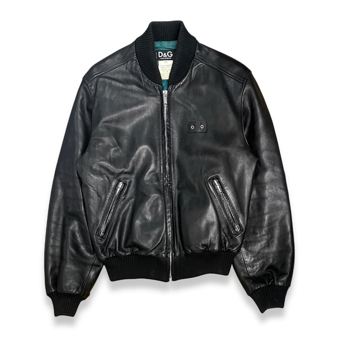 2000‘ Dolce&Gabbana 레더 봄버 자켓 L 상품이미지1