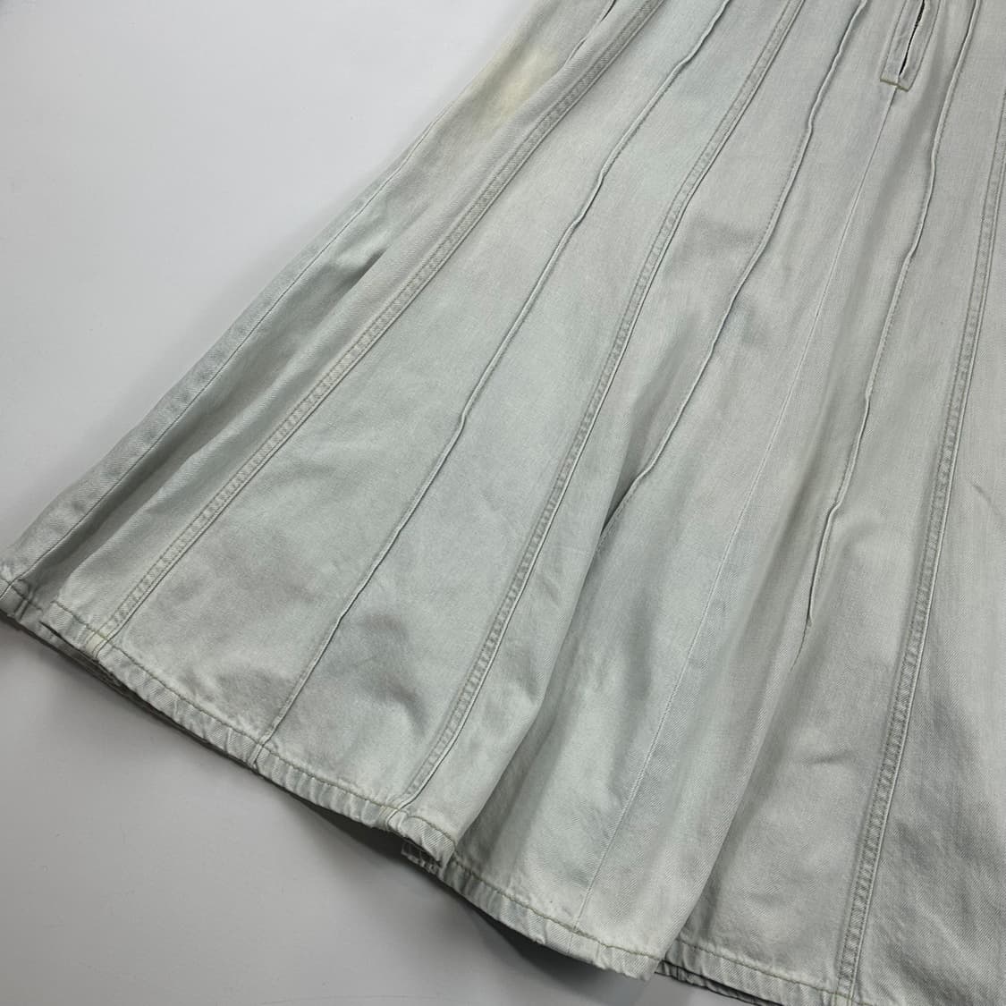 Sandro 산드로 데님 플레어 롱 스커트 상품이미지3