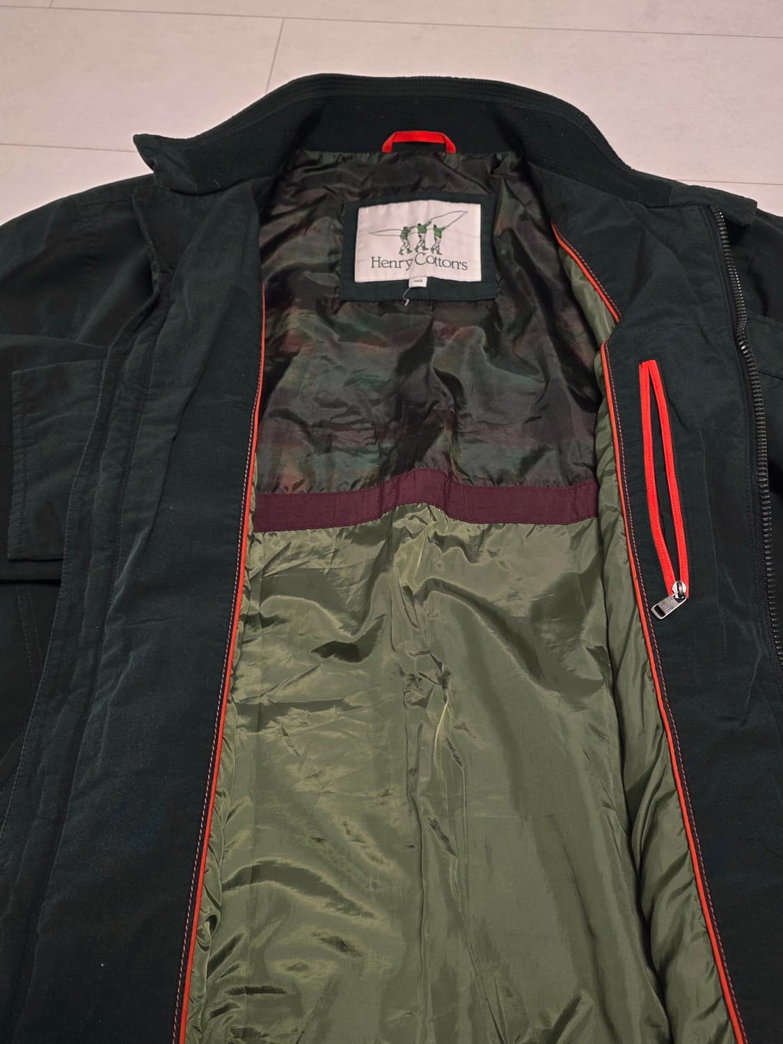 헨리코튼 헨리코튼 남성 자켓 105 블루종 자켓 블루종 바라쿠다 바이스윙 상품이미지6