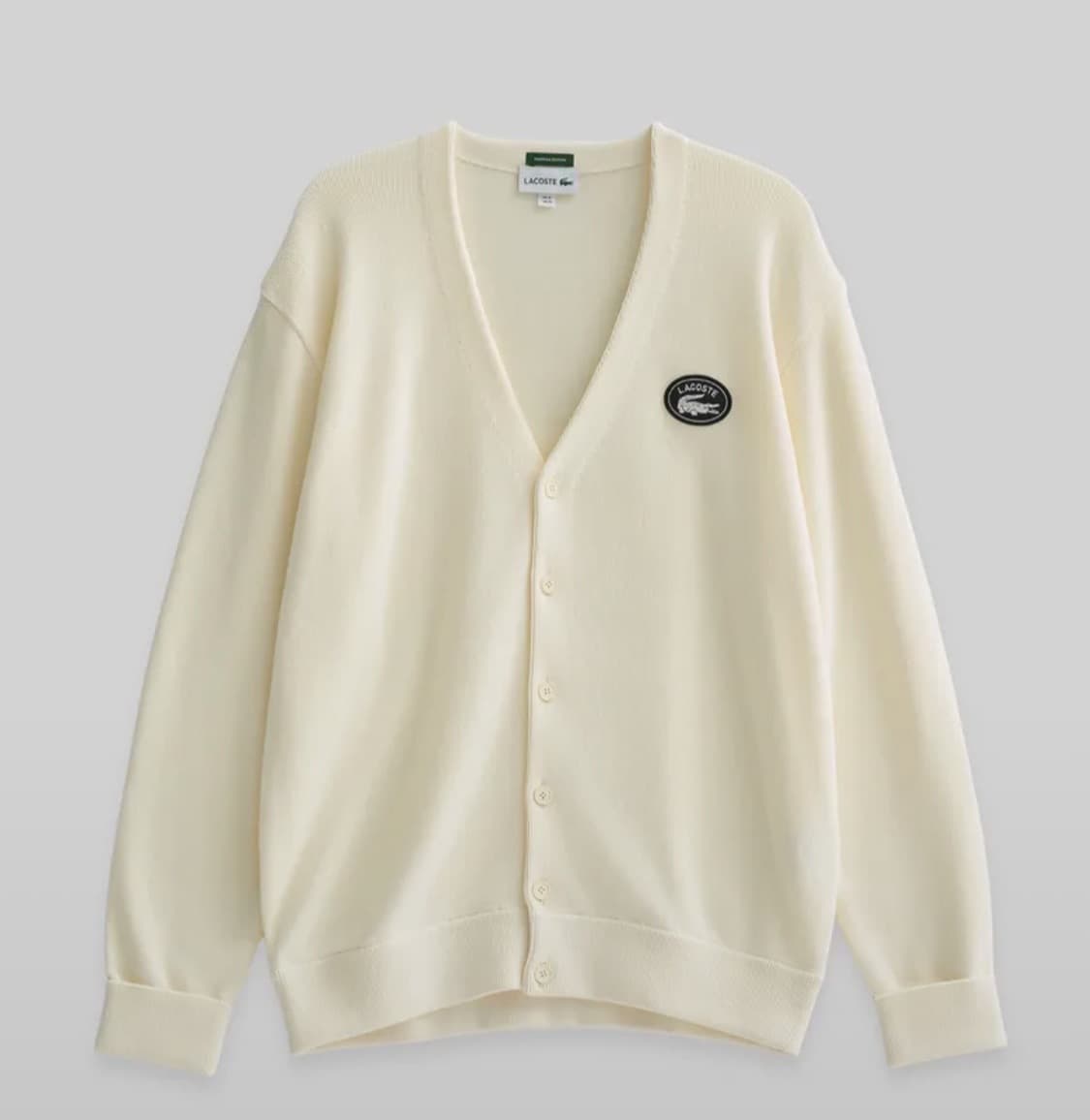 무신사 단독 2025년 6월 카디건 2위 라코스테 클래식 카디건, 지금이 상품이미지1