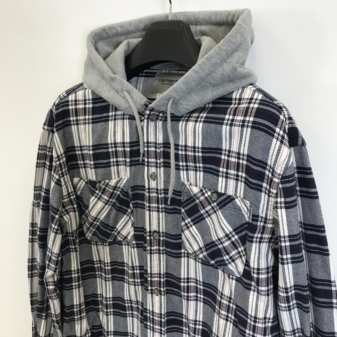 칼하트 오티스 체크 후드셔츠 [L] 상품이미지2