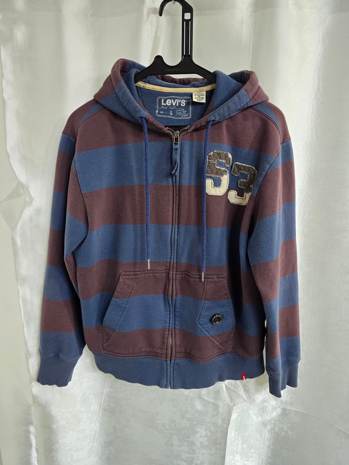 리바이스 스트라이프 후드 집업 (1767) 상품이미지1