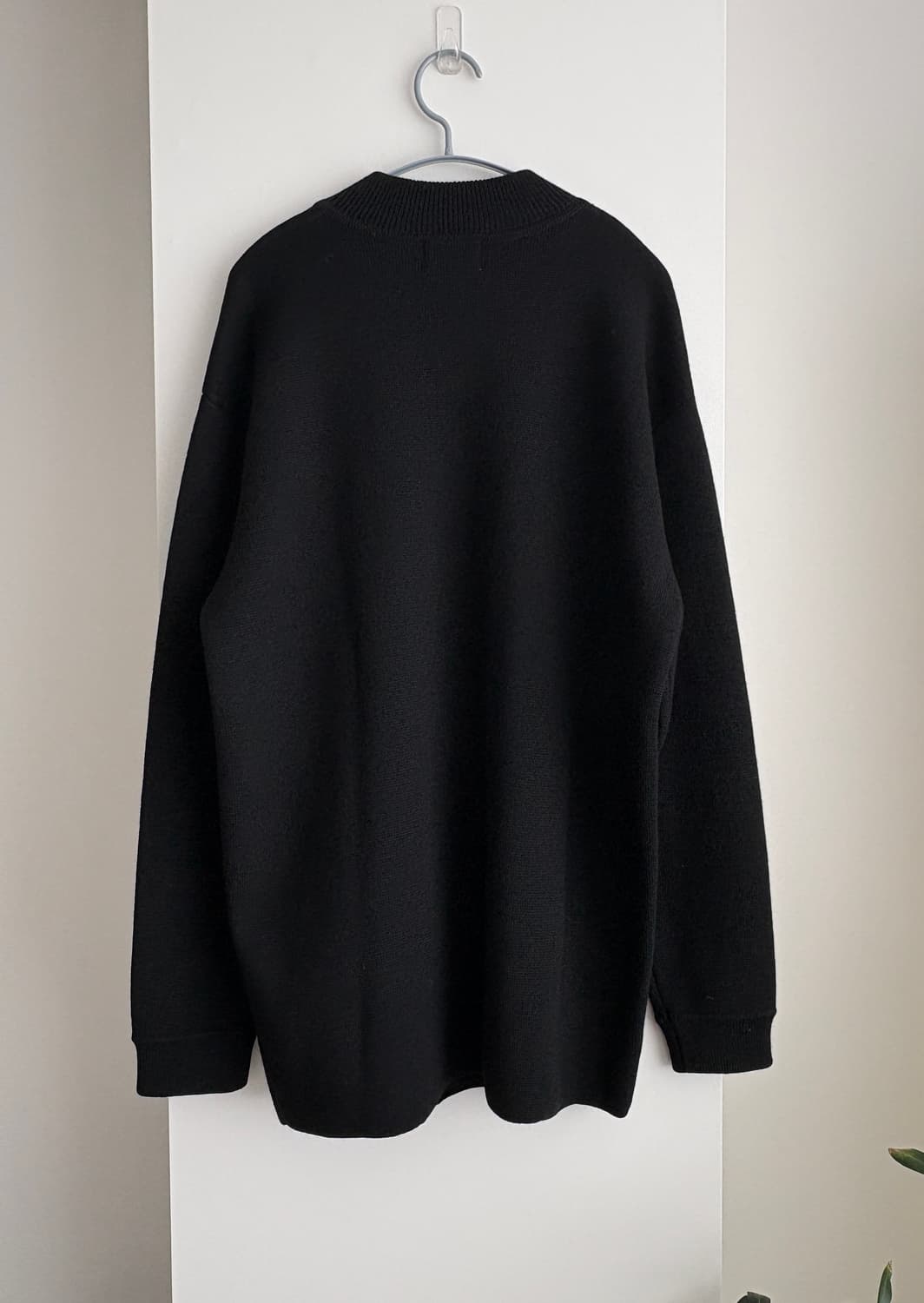 솔리드 옴므 블랙 울 집업 자켓 상품이미지7