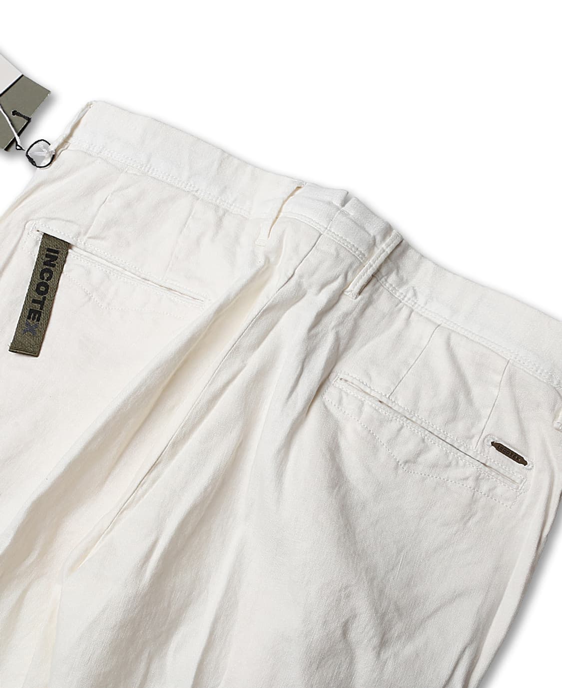 35 인코텍스 [Incotex] 리노 린넨 코튼 이태리 화이트 팬츠 바지 상품이미지4