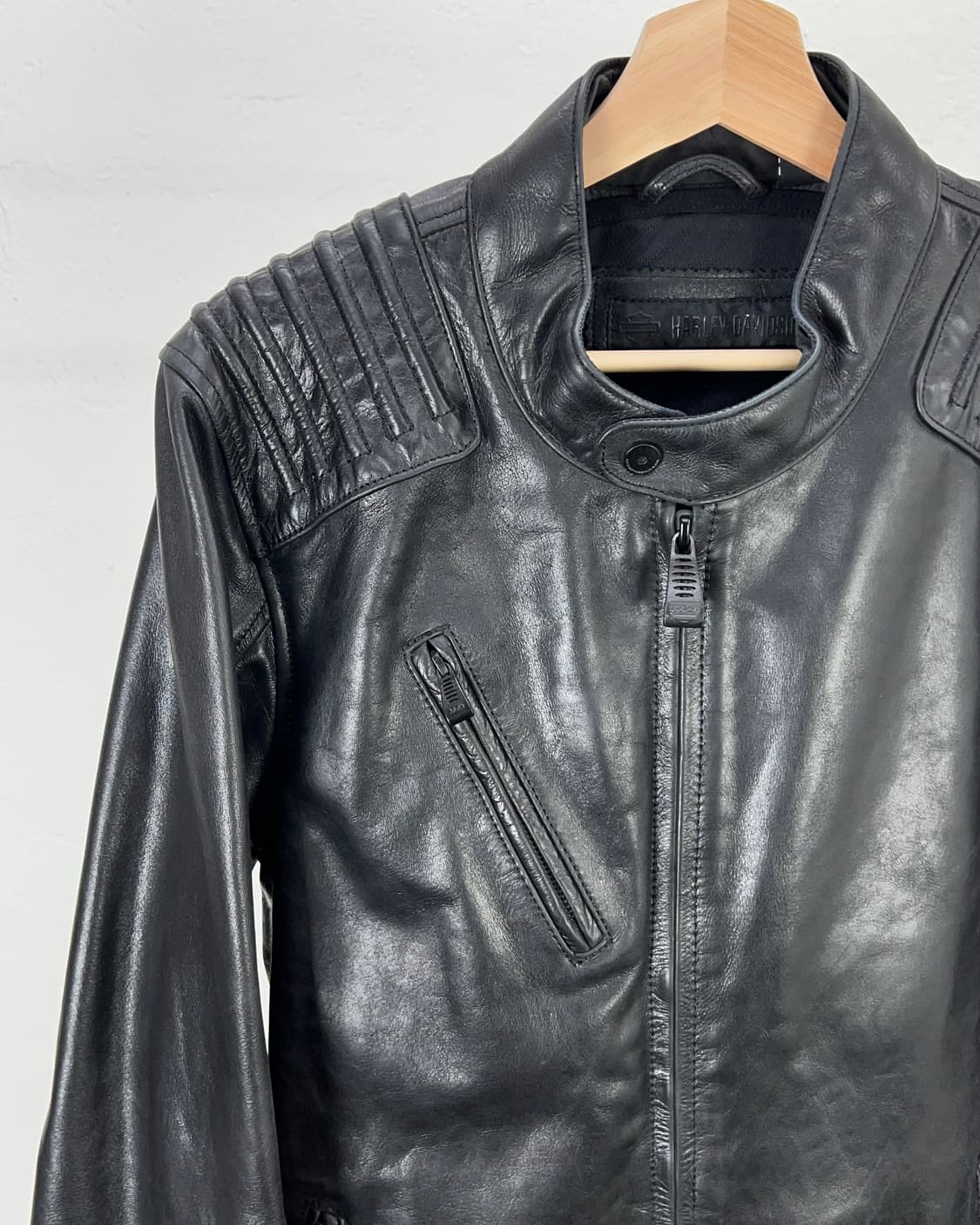 할리데이비슨 V 레이서 버팔로 라이딩 레더 자켓 상품이미지2