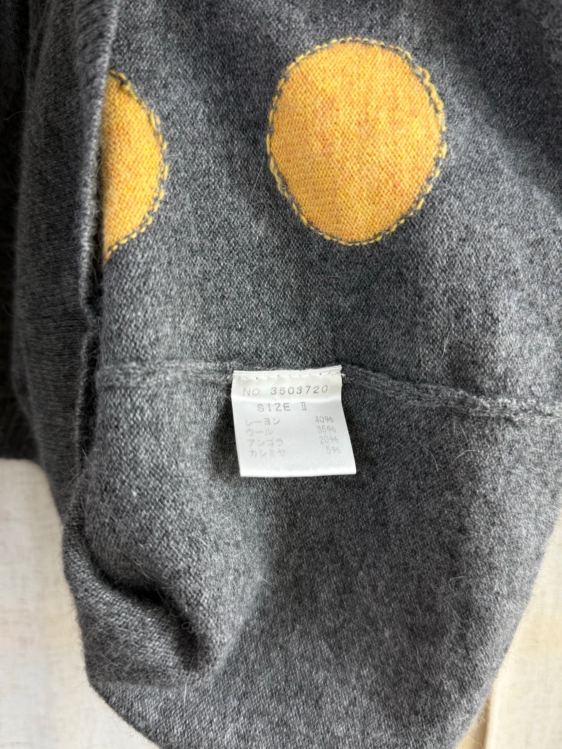 Vie orne 도트 니트 반팔 탑 상품이미지7