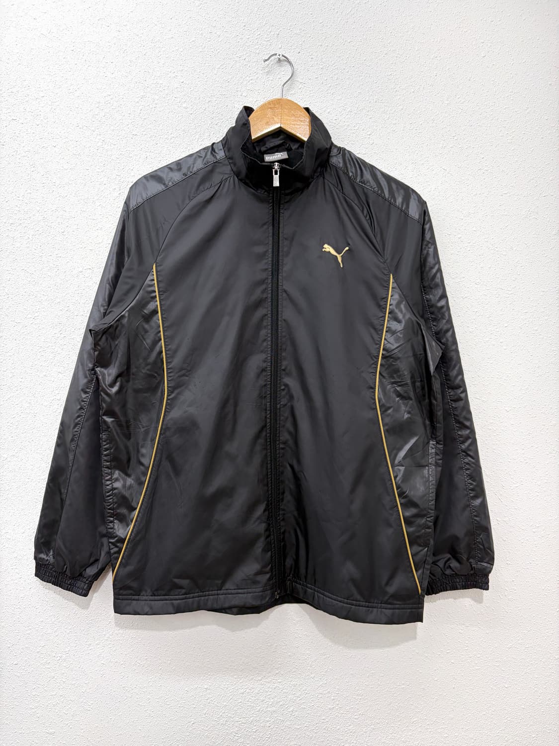 Puma 블랙 윈드브레이커 집업 자켓 상품이미지1