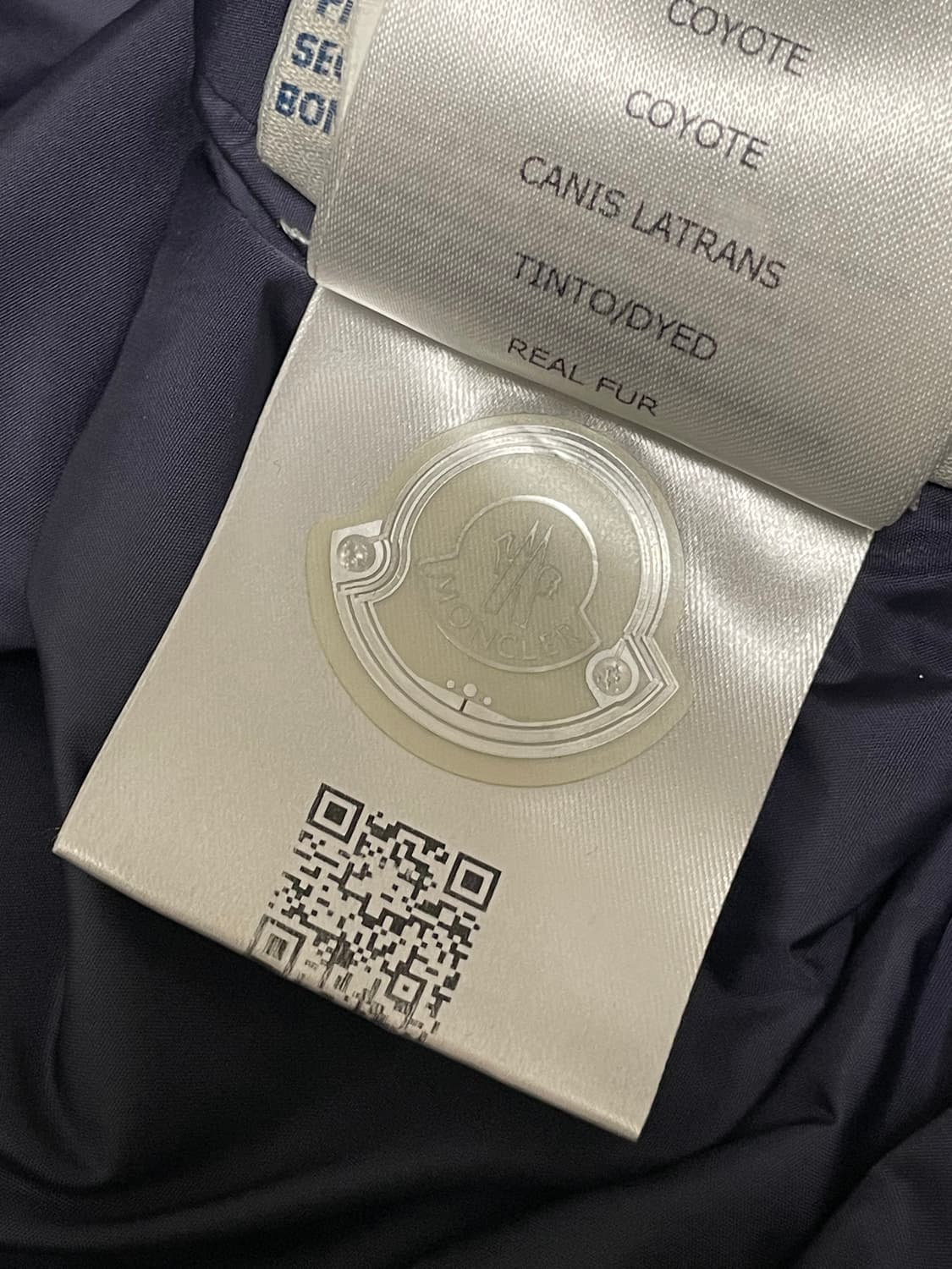 [ 4 / 정품 ] 몽클레어 클루니 롱 다운 패딩 자켓 네이비 상품이미지10