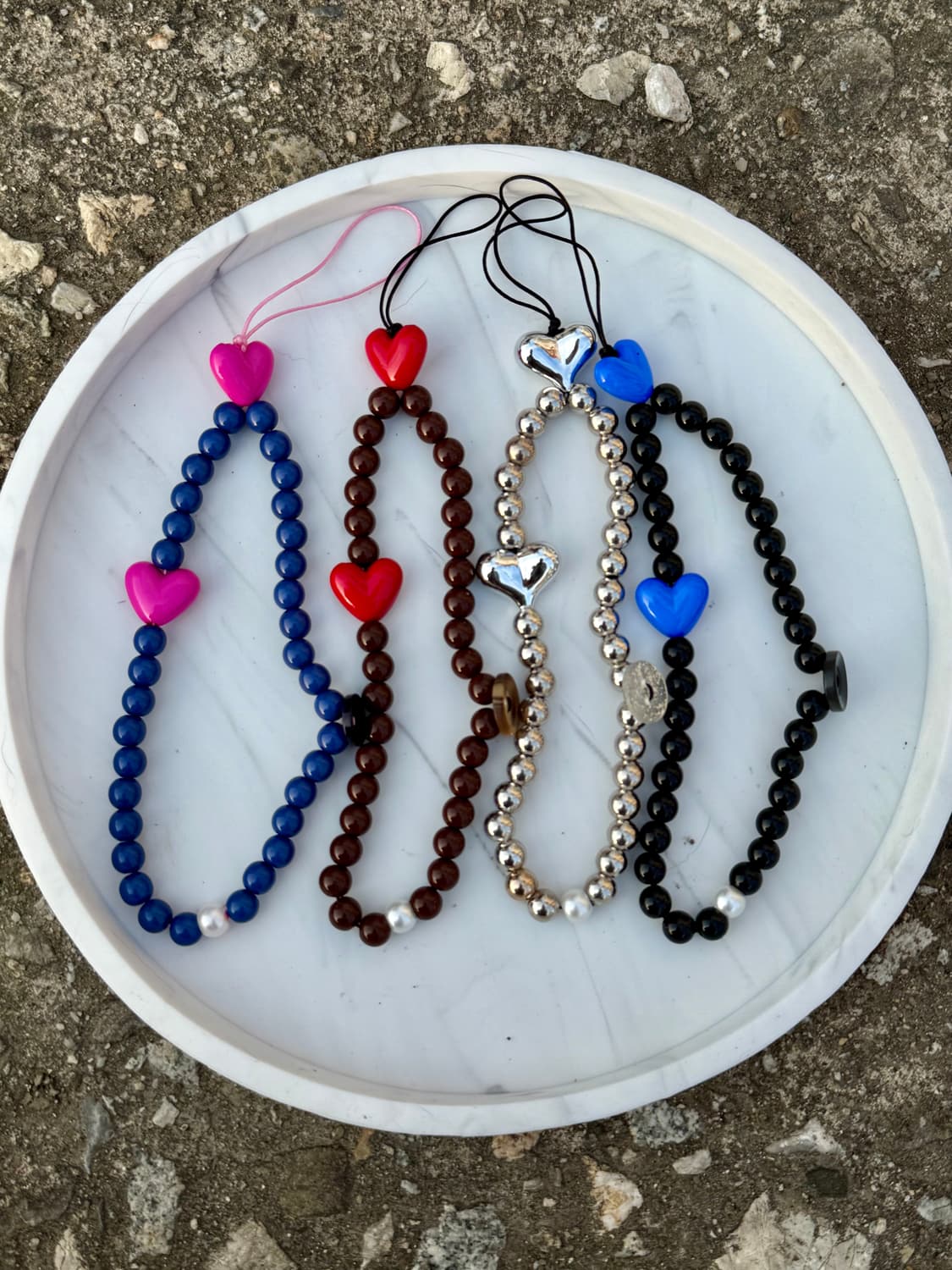 gesumchure Chic Heart Beads 스트랩 상품이미지1