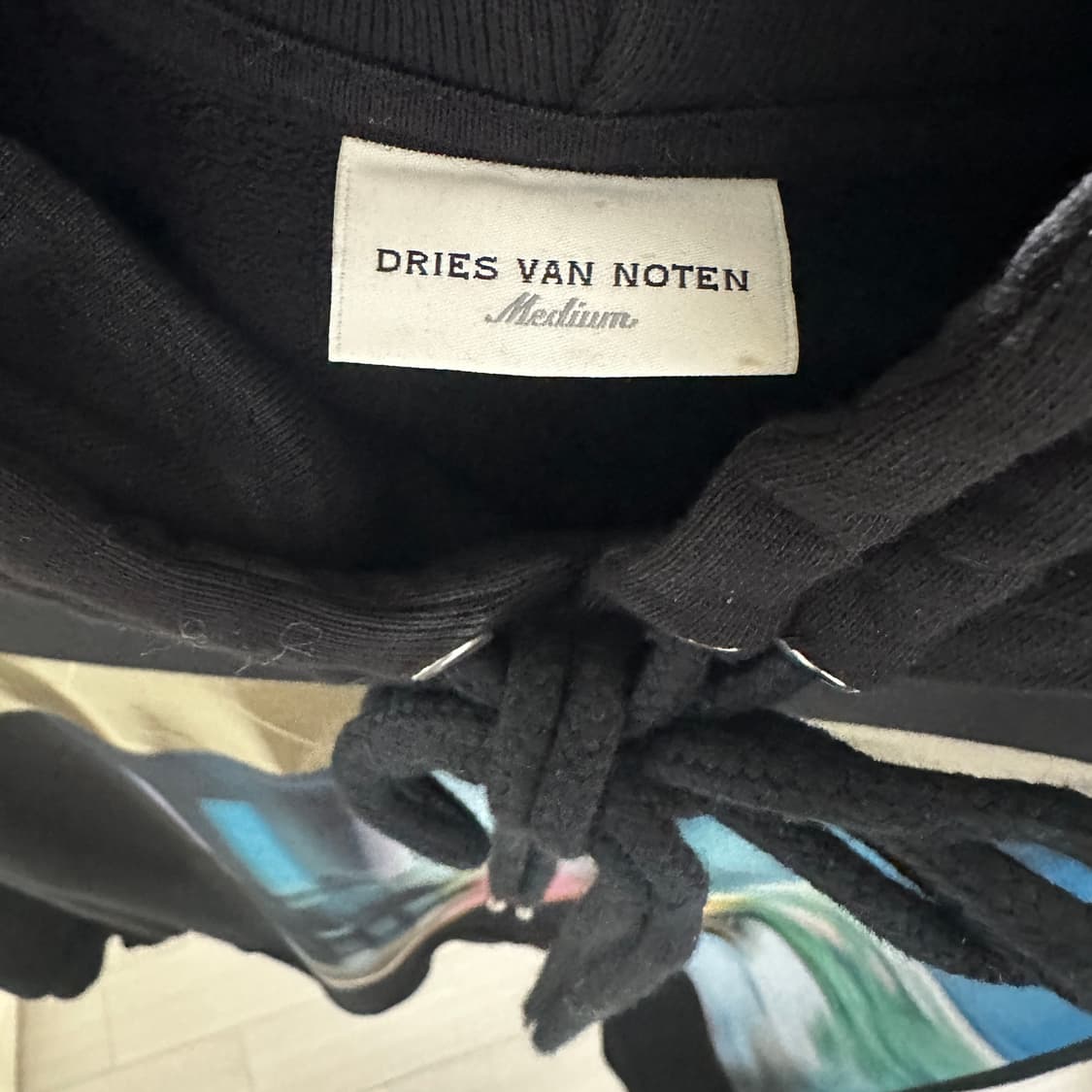 (M) 드리스 반 노튼 그래픽 후드티 상품이미지3